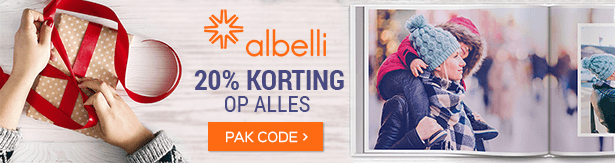 Albelli actiecode
