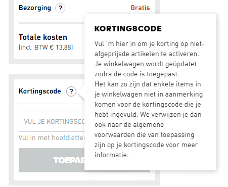 adidas kortingscode veld