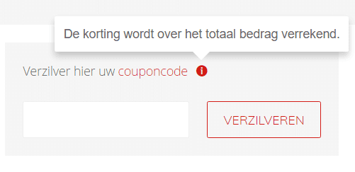DrankDozijn kortingscode veld