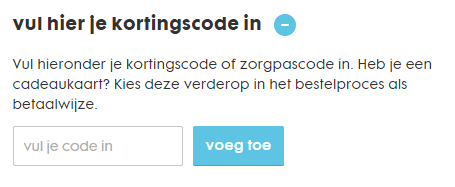HEMA kortingscodeveld