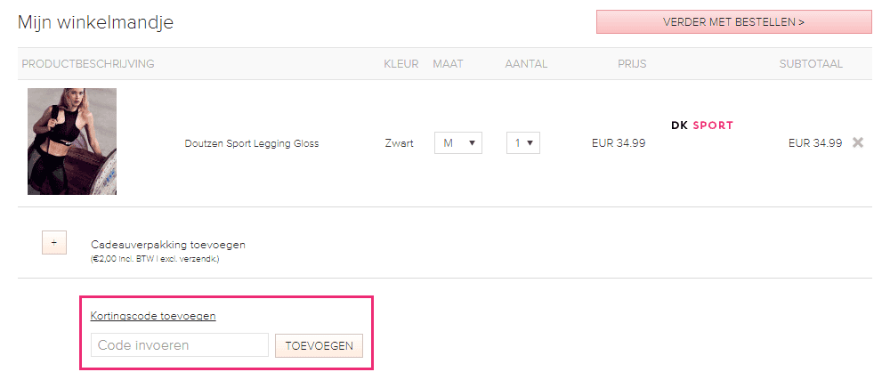 Hunkemöller kortingscode veld